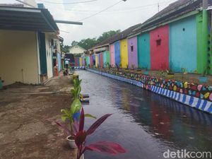 Sungai Warna-warni di Jember Ini Kini Jadi Jujugan Warga, Padahal Dulu Kumuh