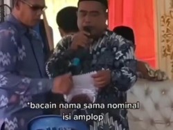 Pernikahan Viral, Amplop dari Tamu Langsung Dibuka, Jumlah Uangnya Diumumkan