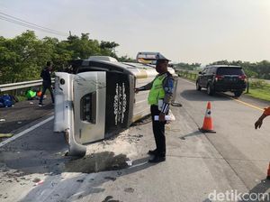 Kronologi Kecelakaan Beruntun 2 Minibus-Bus di Tol Sumo Sebabkan 16 Orang Luka