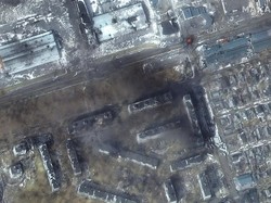 Kota Mariupol Dihujani Bom Pasukan Rusia, Ukraina Minta Bantuan