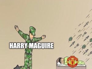 Meme Harry Maguire: Bunuh Diri Lawan Spurs, Disamakan dengan Keledai