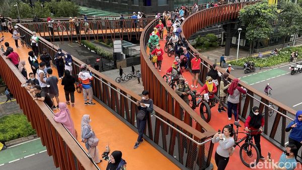 Potret Spot Ngabuburit Asyik di Jakarta Pusat