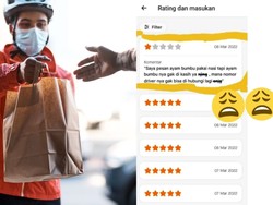 Pesan Makanan Ada yang Kurang, Driver Ojol Ini Bingung Diberi Bintang 1