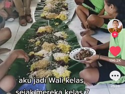 Seru! Aksi Guru yang Ikut Praktik Masak Bareng Muridnya, Bikin Banyak Netizen Iri