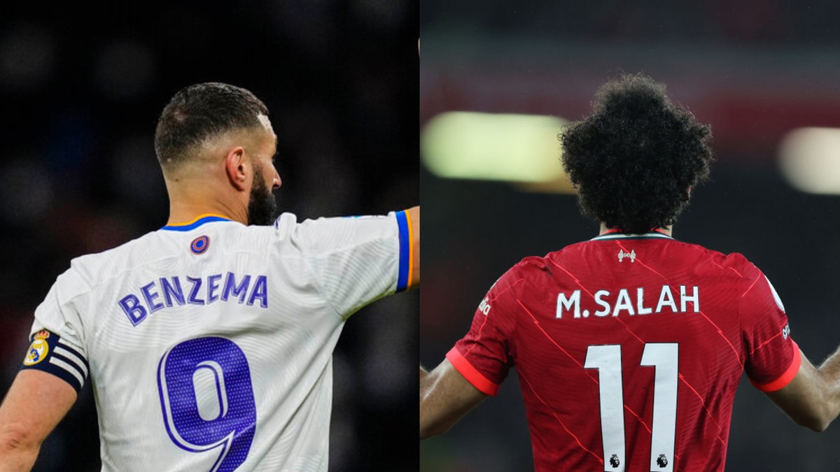 Top Skor Liga Champions: Balapan Benzema Vs Salah (Getty Images)