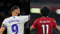 Karim Benzema dan Mohamed Salah bakal terus bersaing sampai akhir musim untuk jadi striker paling top di Eropa. Jangan lupa, masih ada Robert Lewandowski (Pool)