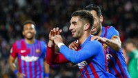 Ferran Torres (22 tahun) pemain sayap kiri ini bisa jadi pembeda. Musim lalu, enam gol dan enam assist dikemasnya dari 24 laga di seluruh kompetisi (AP)