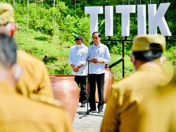 Jokowi ke IKN Nusantara Pimpin Acara Penyatuan Tanah dan Air