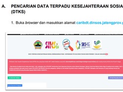 Cek Data DTKS Jateng, Begini Cara dan Syaratnya