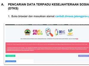 Cek Data DTKS Jateng, Begini Cara dan Syaratnya Cek Data DTKS Jateng, Begini Cara dan Syaratnya