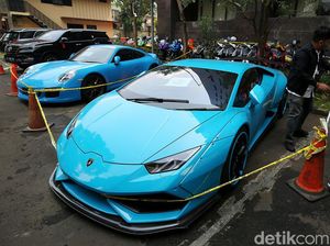 Penampakan Porsche, Lamborghini dan Moge Doni Salmanan yang Disita