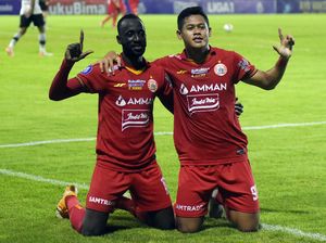 Hasil Liga 1 2020: Persija Buka Puasa, Bantai Persikabo 4-0