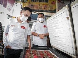 Ruben Onsu Gerebek Pasar, Senang Produknya Dipakai Banyak Pedagang