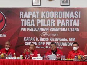 Hasto Minta Kader Sumut Bantu Kemenangan PDIP hingga ke Aceh