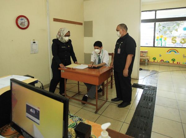 Menengok USBN Tatap Muka di SLBA Lebak Bulus