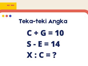 Kamu Bisa Berpikir Cepat? Coba Jawab Teka-Teki Angka Ini