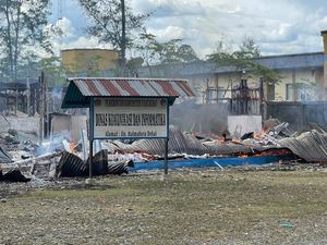 Polisi Dalami Dugaan Keterlibatan KNPB Buntut Ricuh Demo di Yahukimo Papua Polisi Dalami Dugaan Keterlibatan KNPB Buntut Ricuh Demo di Yahukimo Papua