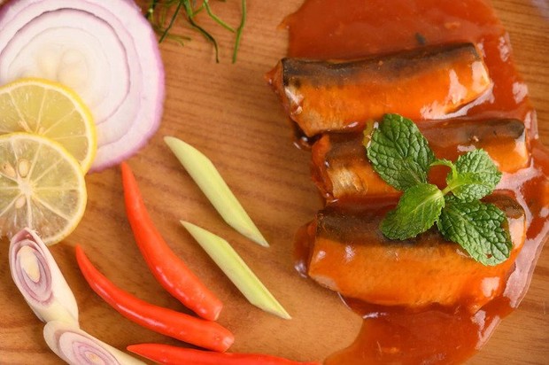 Ilustrasi ikan sarden