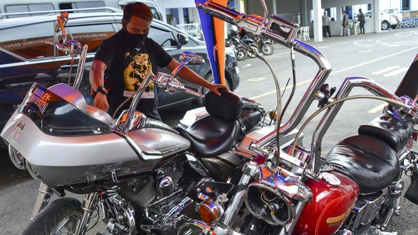 Diamankan Polisi, Ini 2 Moge yang Tabrak Bocah Kembar di Pangandaran