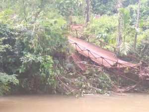 Pembangunan Jembatan Putus di Desa Ciapus Lebak Tunggu Hasil Kajian