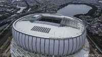 PT Jakarta Propertindo (JakPro) mengungkap progres pembangunan Jakarta International Stadium (JIS) mencapai 98%.