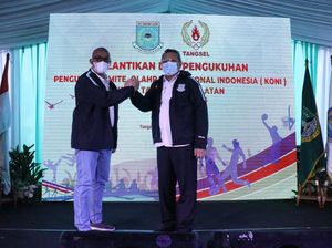 Hamka Handaru Dilantik Jadi Ketua KONI Tangsel