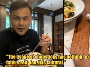 Heboh Netizen Malaysia Sebut Makan Pakai Sumpit Haram bagi Muslim