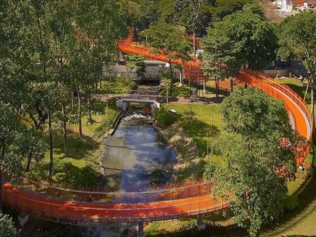 Naturalisasi Sungai Existing/Foto: Instagram.com/aniesbaswedan Naturalisasi Sungai Existing