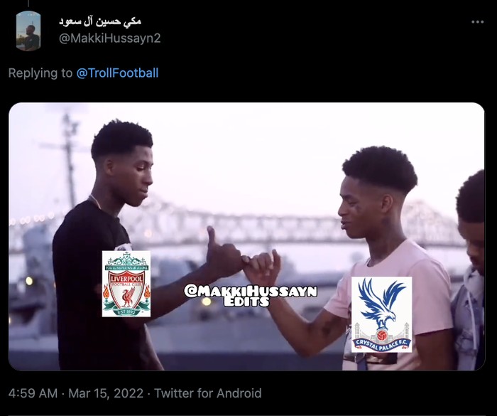 Palace vs Man City