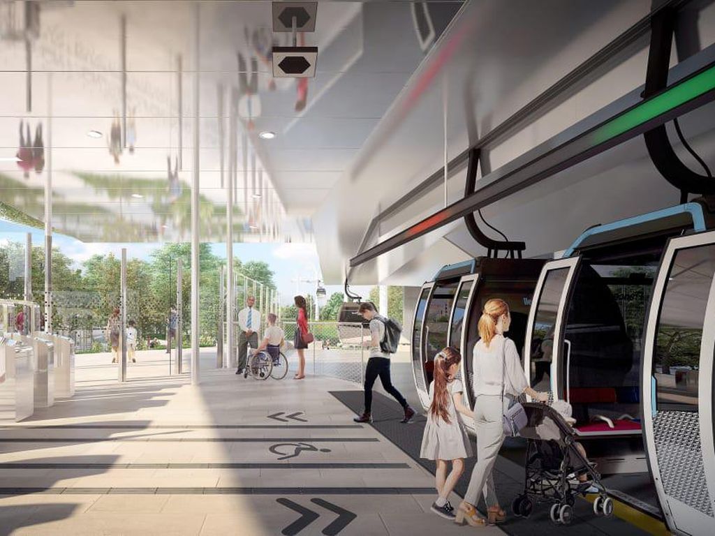 Paris Akan Bangun Transportasi Kereta Gantung Senilai Rp 2 T! Paris Akan Bangun Transportasi Kereta Gantung Senilai Rp 2 T!