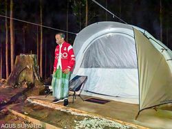 Kilas Balik Jokowi Kemah di IKN dan Penyatuan Air di Kendi Nusantara