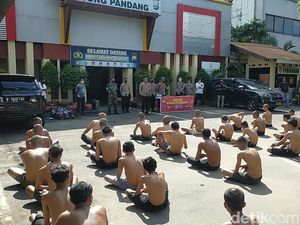 40 Remaja Hendak Tawuran di Makassar Ditangkap, Busur Panah-Petasan Disita