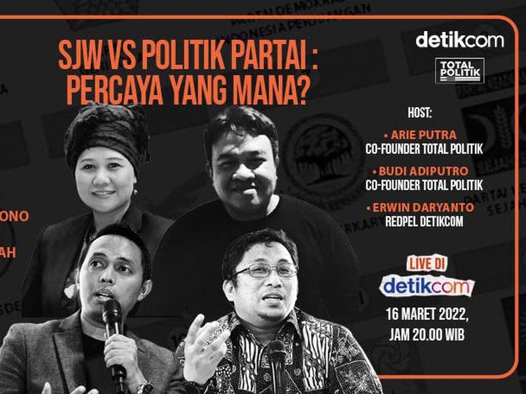 Adu Perspektif Politik SJW vs Politik Partai: Percaya yang Mana? Adu Perspektif Politik SJW vs Politik Partai: Percaya yang Mana?
