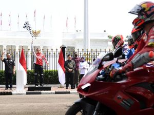 Dilarang Ngegas di Parade MotoGP Bikin Jokowi Curhat Lemas