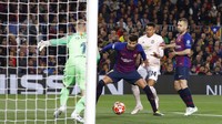 Musim 2018/2019, MU kalah dengan agregat 0-4 dari Barcelona di babak perempatfinal Liga Champions. AP/Joan Monfort
