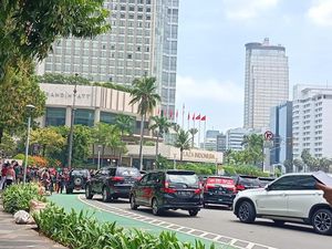 Parade MotoGP Telah Usai, Lalin Istana Menuju HI Dibuka Kembali