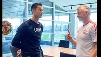 Ronaldo pun harus melewati musim ini nirgelar, dengan MU malah sudah 5 tahun tak dapat piala. Foto: dok. Twitter