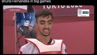 Meme ini meledek Bruno Fernandes yang tak kuasa menginspirasi MU saat kalah 0-1 di Old Trafford. Foto: dok. Twitter