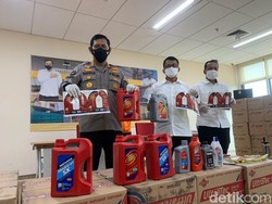Polri Ungkap Pemalsuan Oli Berbagai Merek di Jakut-Tangerang