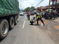 Truk Vs Pemotor di Bulusulur Wonogiri, Pelajar SMA Tewas