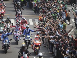 Usai Parade di Jakarta, Pebalap MotoGP Langsung Terbang ke Lombok