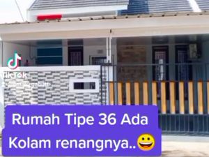 9 Potret Rumah Tipe 36 Viral Ada Kolam Renang di Halaman Belakang
