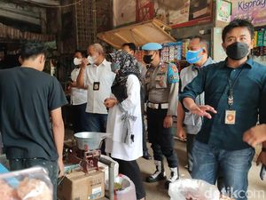 Sidak Minyak Goreng di Pasar Ciamis, Ini Temuan Polisi
