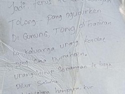 Isi Surat Wasiat Pria Jaket Loreng: Minta Dikubur di Gunung