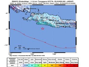Gempa Sukabumi, Warga Berhamburan-Rasakan Dua Kali Guncangan