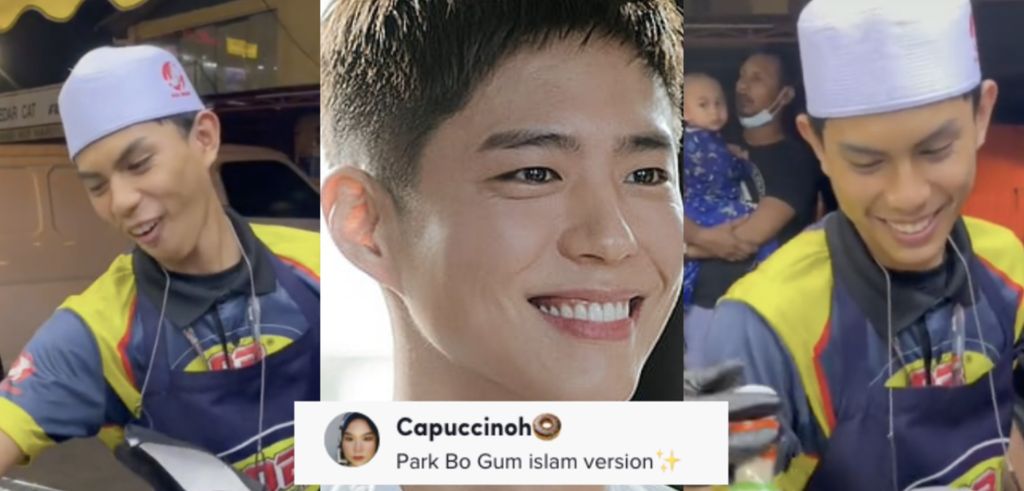 Viral Penjual Burger Mirip Aktor Korea, Netizen: Park Bo Gum Versi Halal