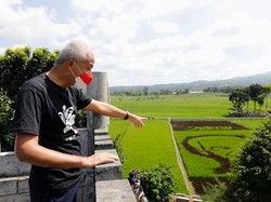 Lokasi Sawah Bergambar Ganjar Pranowo Akan Dijadikan Desa Wisata