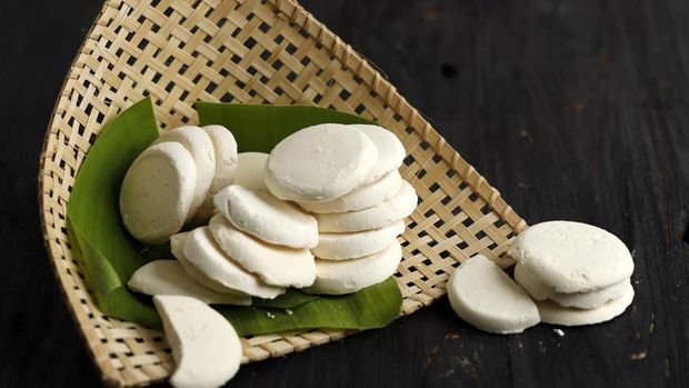 Brem Khas Solo or Brem Madiun, Indonesian Traditional Candy Snack made from Dried Fermented Sticky Rice Juice.