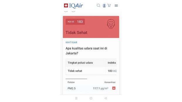 kualitas udara jakarta