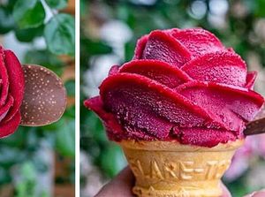 10 Kreasi Cantik Dessert Jepang, Ada Es Krim Mawar hingga Churros Kaktus